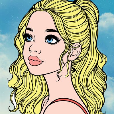 beautiful realistic girl