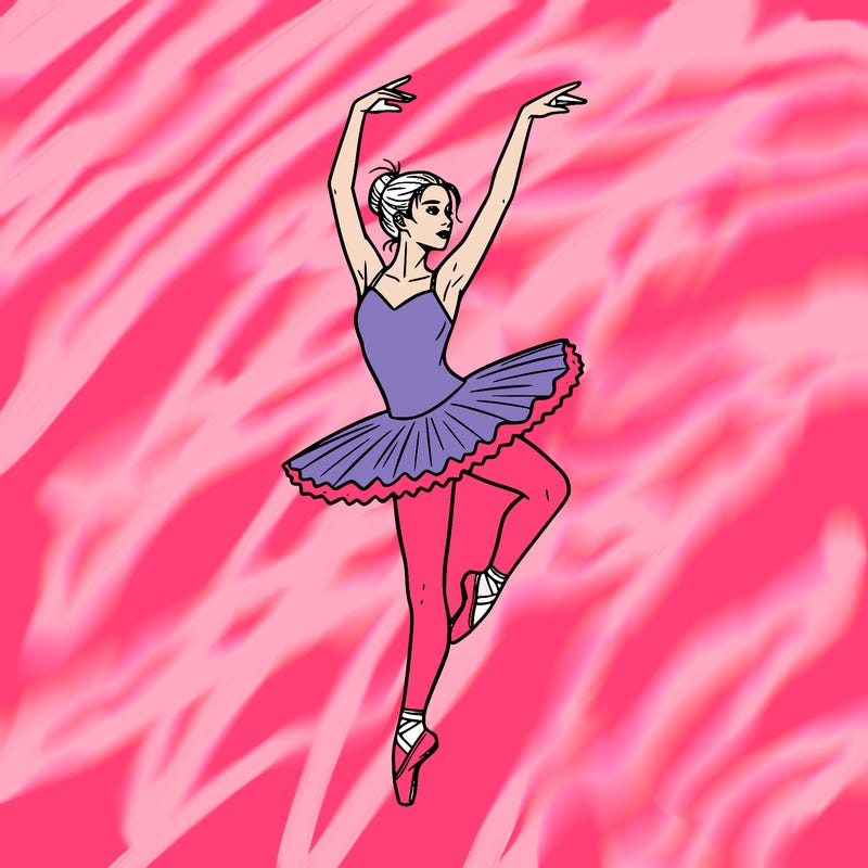 a female ballerina