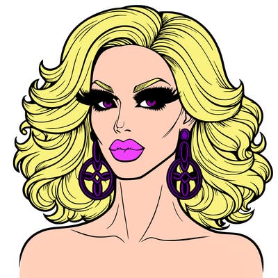 realistic drag queen