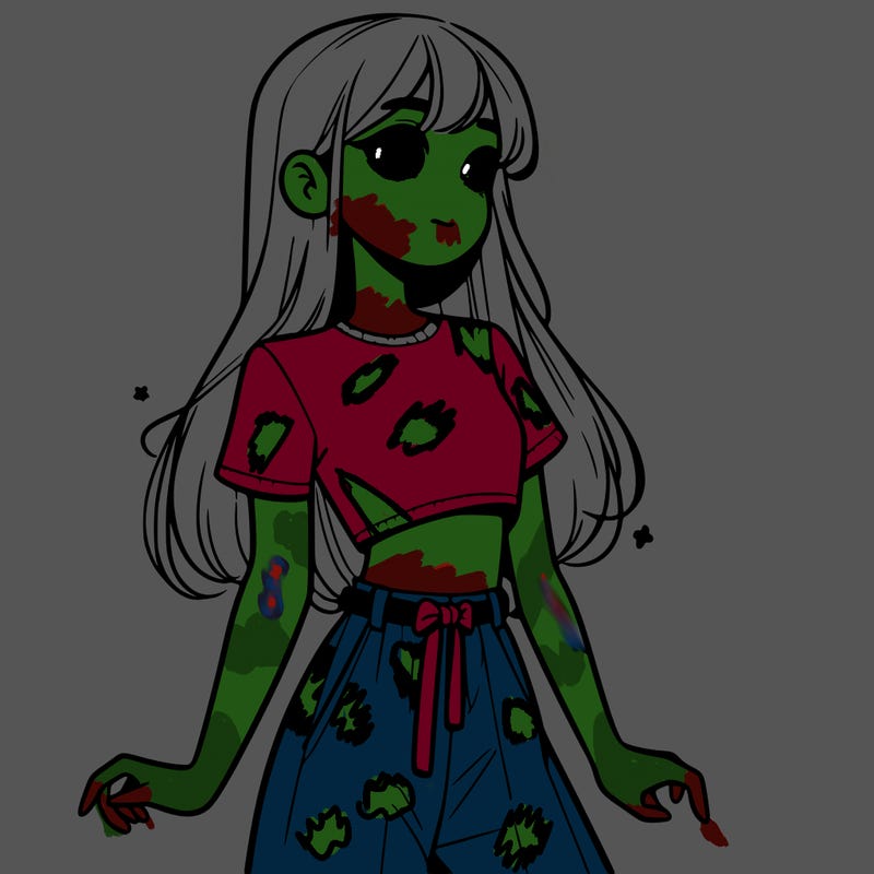 girl in a cute crop top