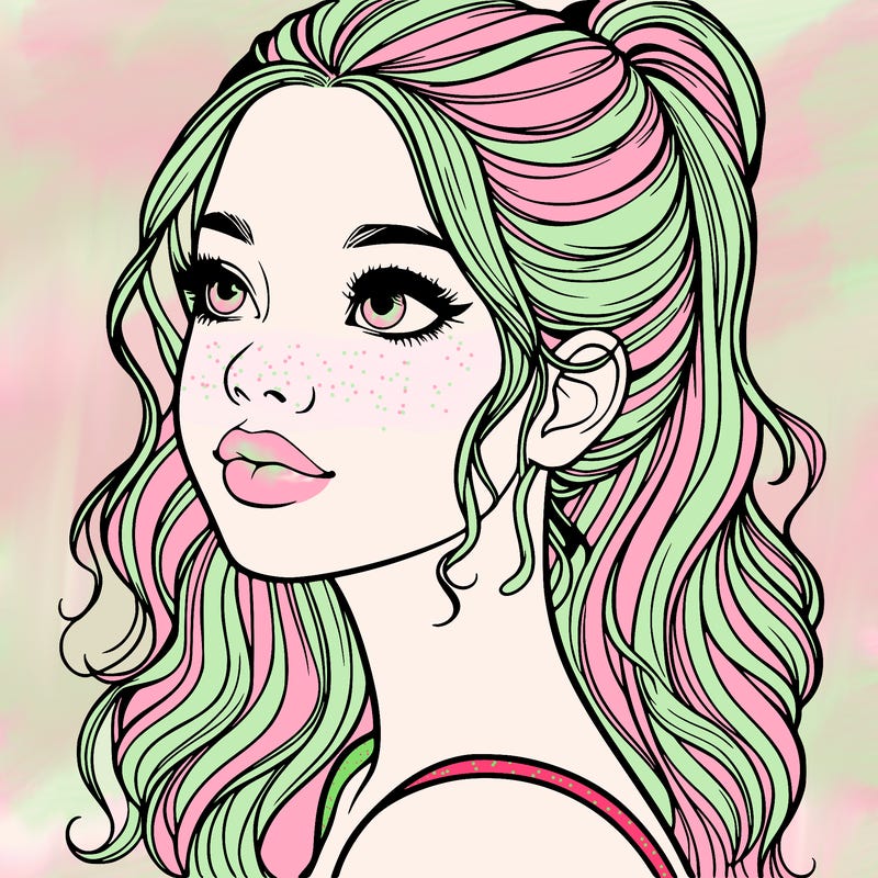 beautiful realistic girl