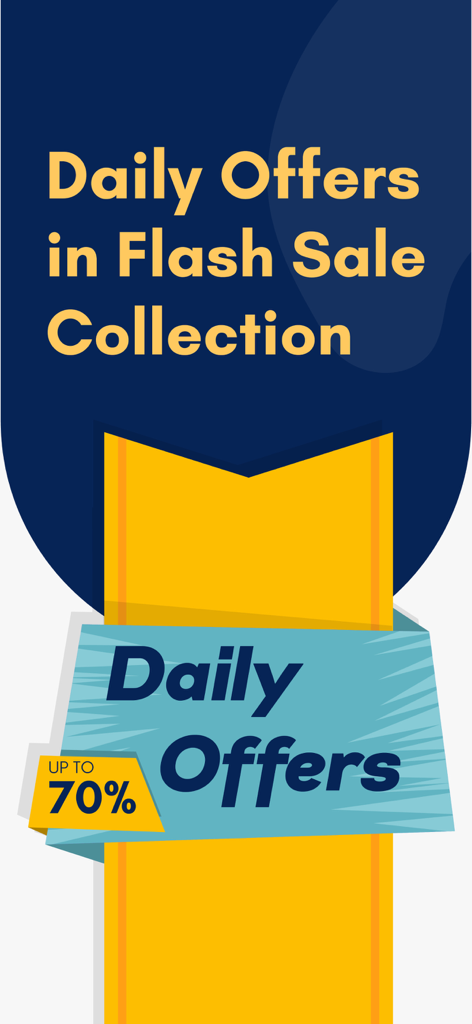 CHIC HOMZ - Promotional banner for Chic Homz featuring daily offers in the flash sale collection with up to 70 percent off.