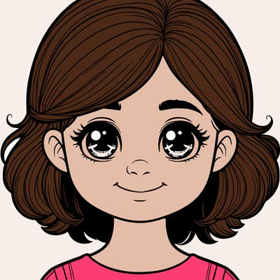 realistic 6 year old girl