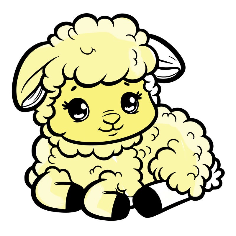a baby sheep