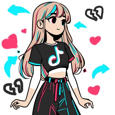 girl in a cute crop top