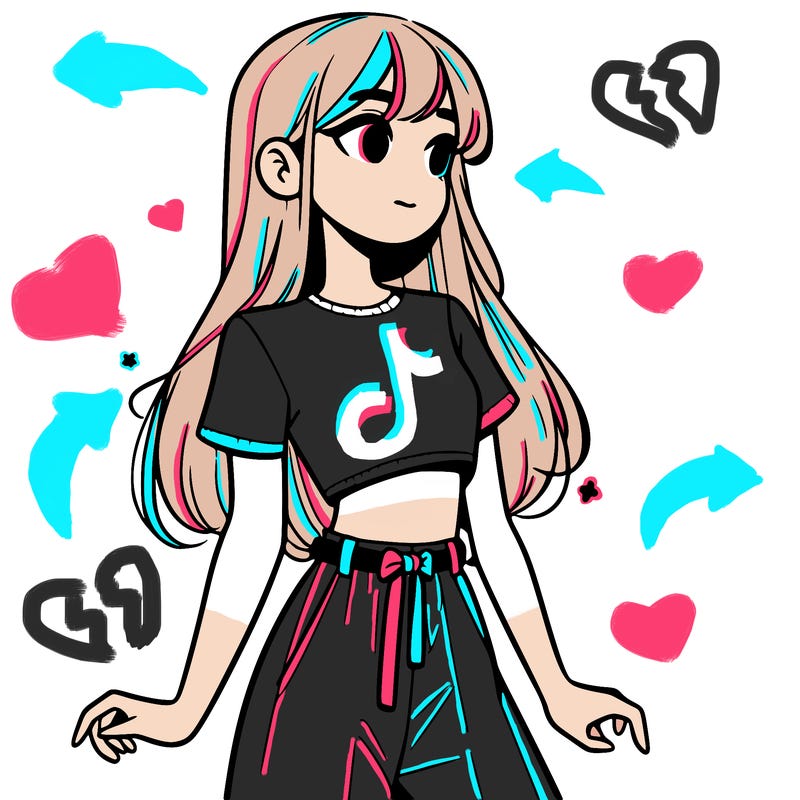 girl in a cute crop top