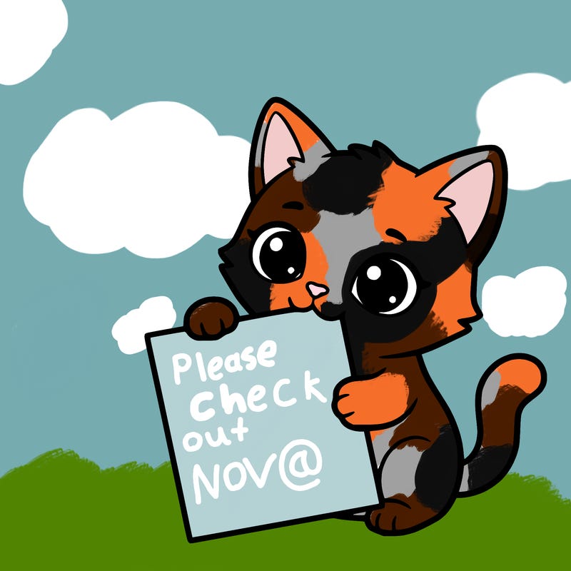 a small cat with a blank sheet of paper in its hand. the cat is sooooooo cute!