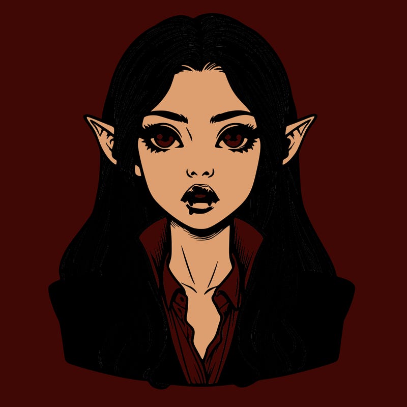 realistic vampire girl
