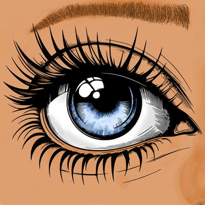 realistic eye