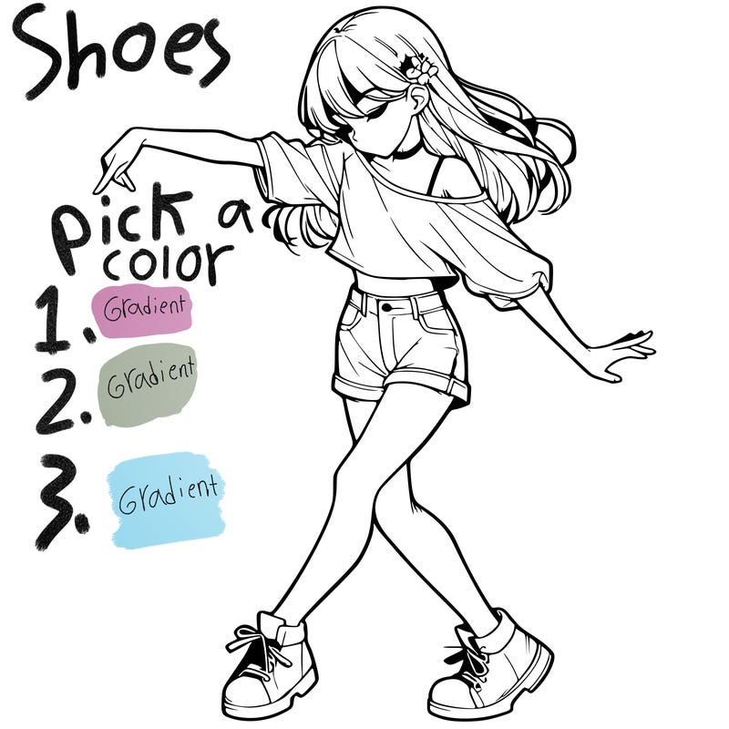 realistic girl danceing