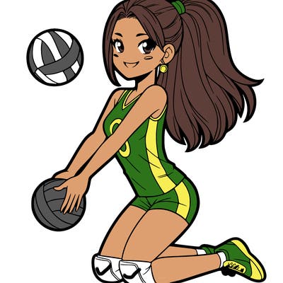 volleyball girl