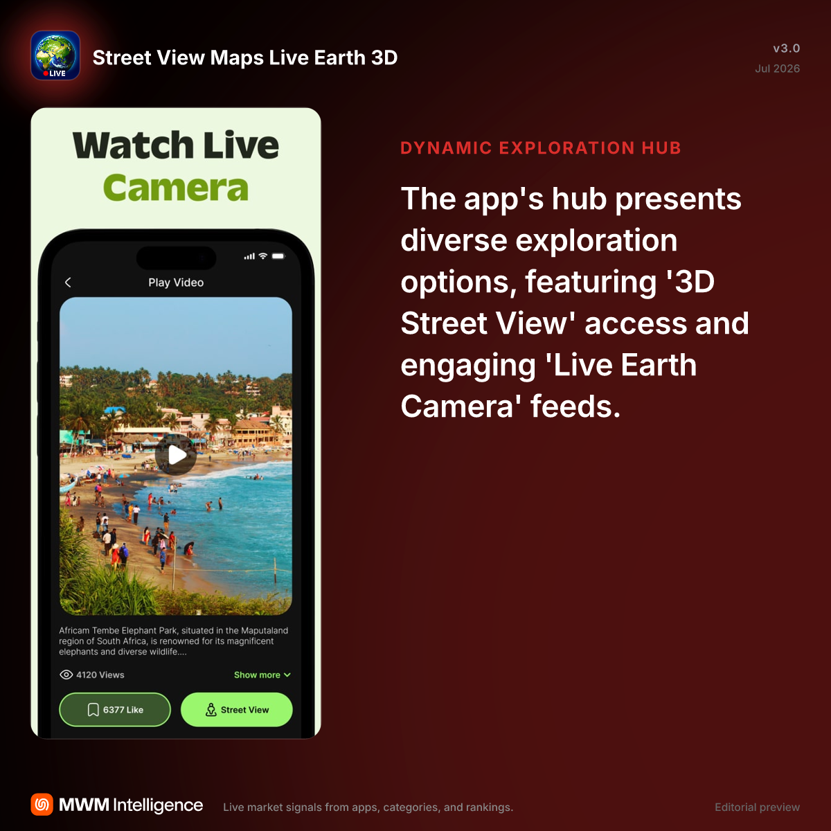 Street View Maps Live Earth 3D - Navigation App | MWM