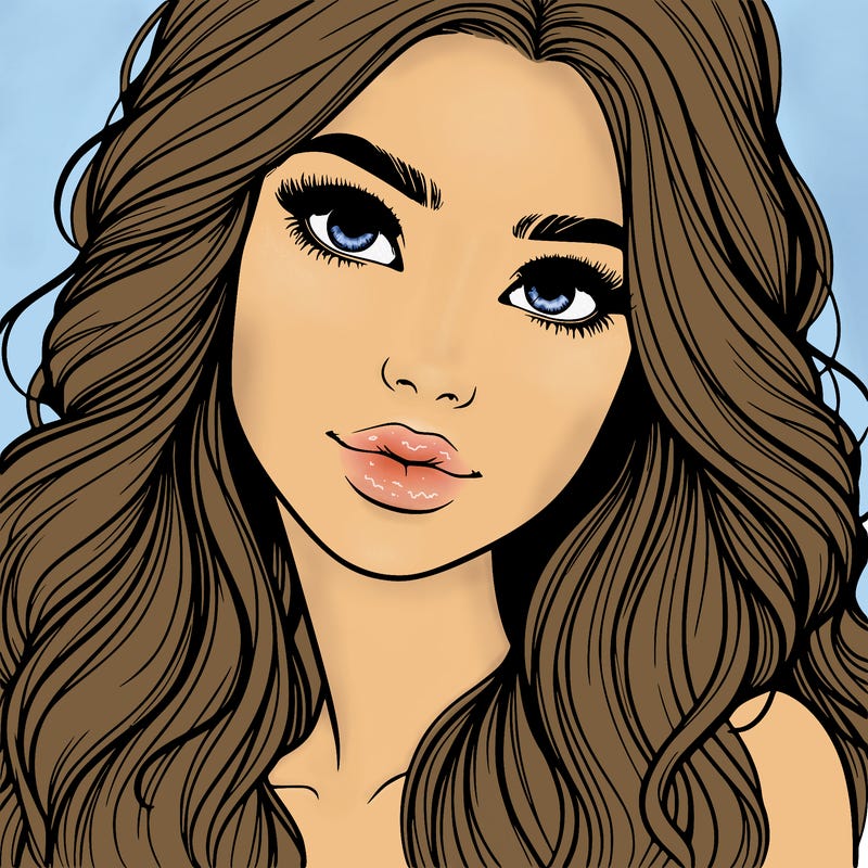 beautiful realistic girl