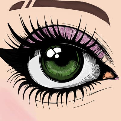 realistic eye