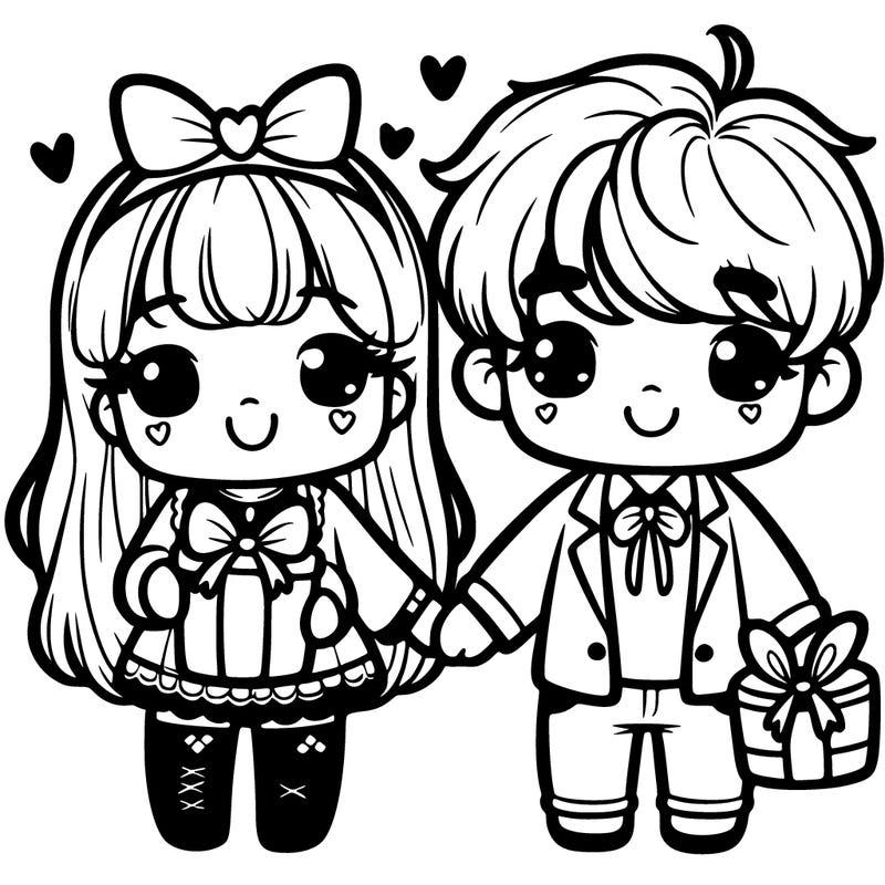 cute couple valentines