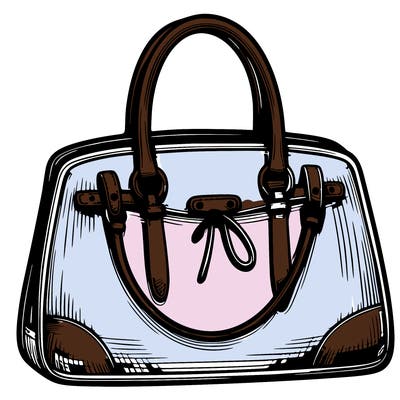 realistic handbag