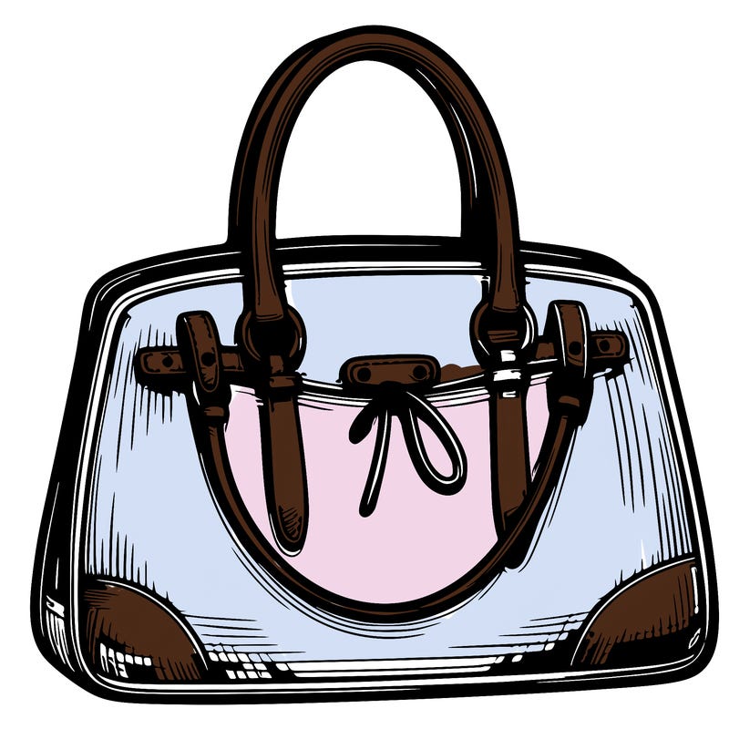 realistic handbag