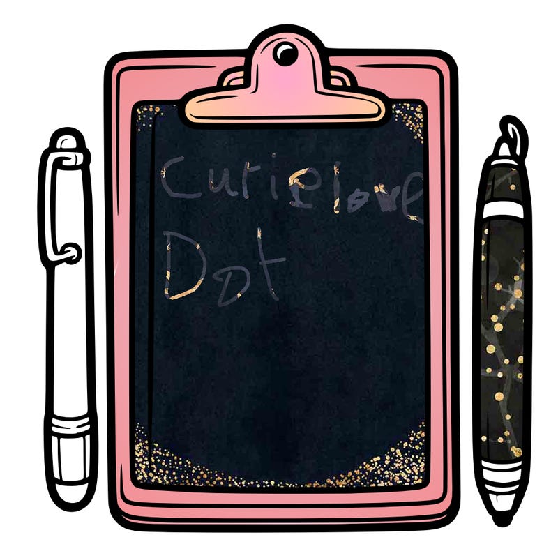 blank clip board with pen