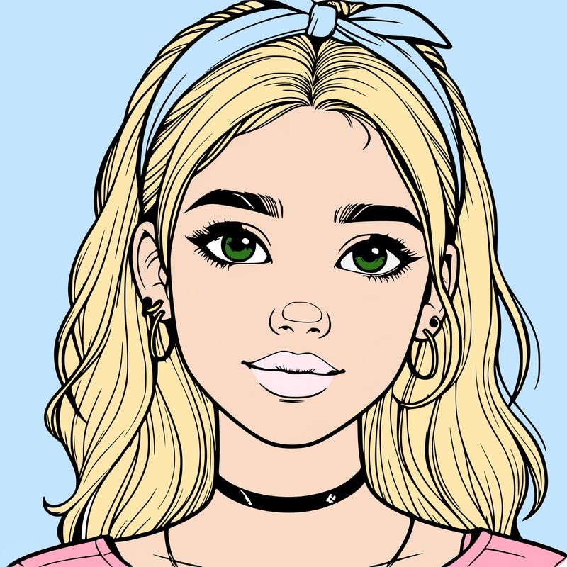 realistic teenage girl