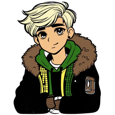 stylish teenager