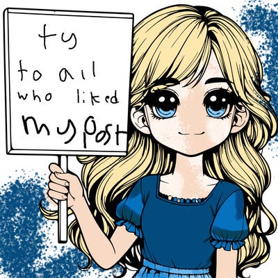 realistic pretty girl holding up blank sign