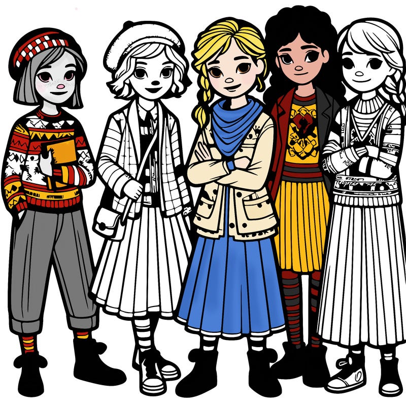 group of girls