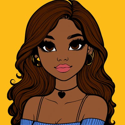 realistic pretty girl