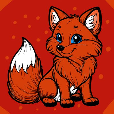 realistic fox