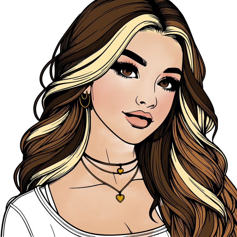 detailed realistic girl