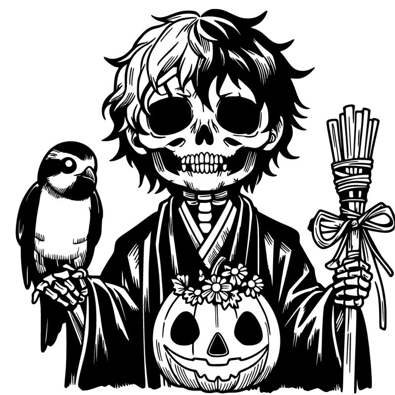 realistic halloween anime