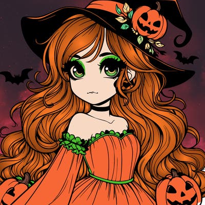 realistic girl halloween