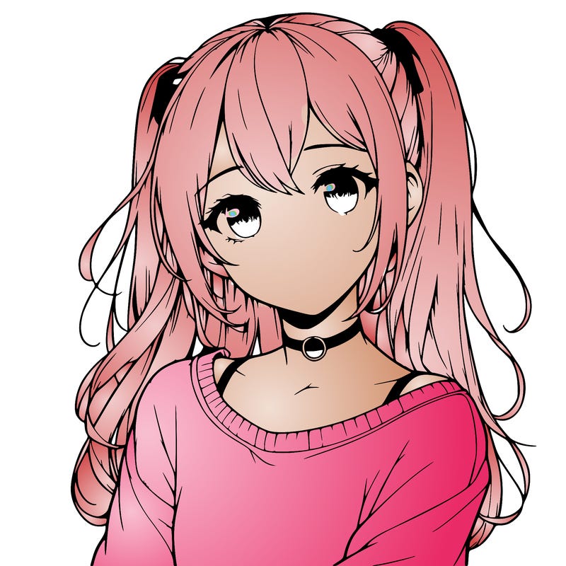 realistic anime girl