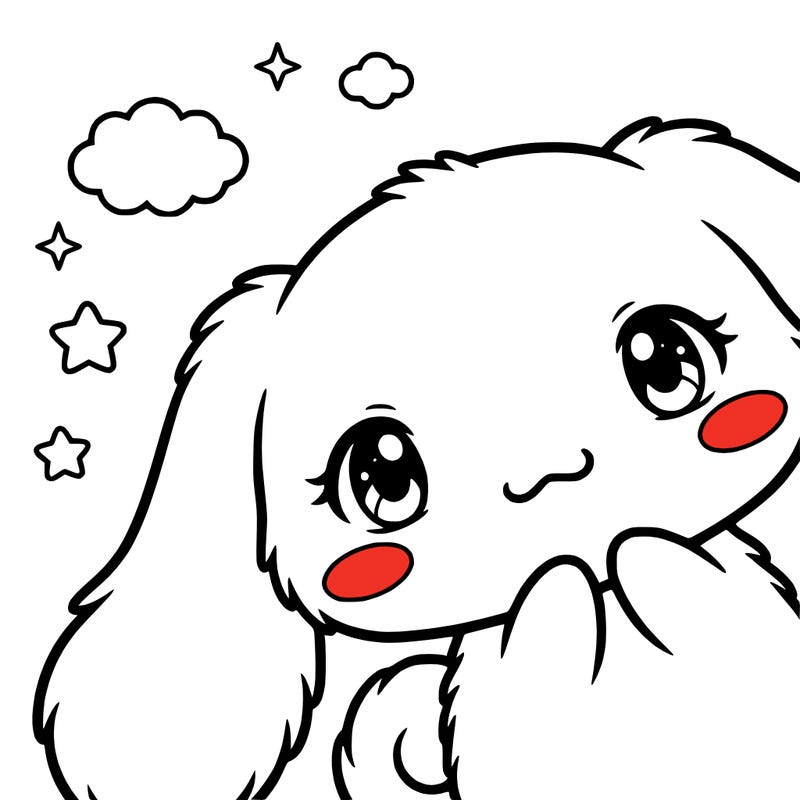 anime cinnamoroll cute fluffy
