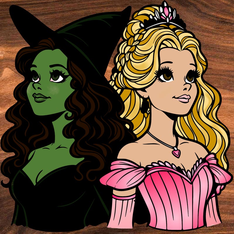 'elphaba and glinda (realistic)
