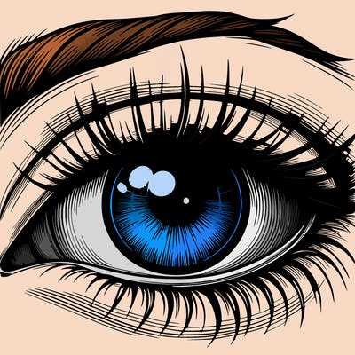 realistic eye