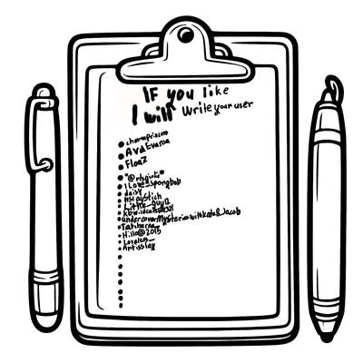 blank clip board with pen