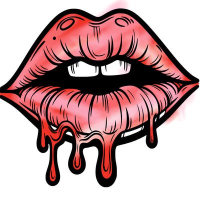 lips that look realistic and drip