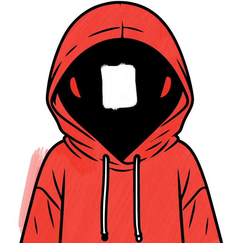 faceless girl in hoodie