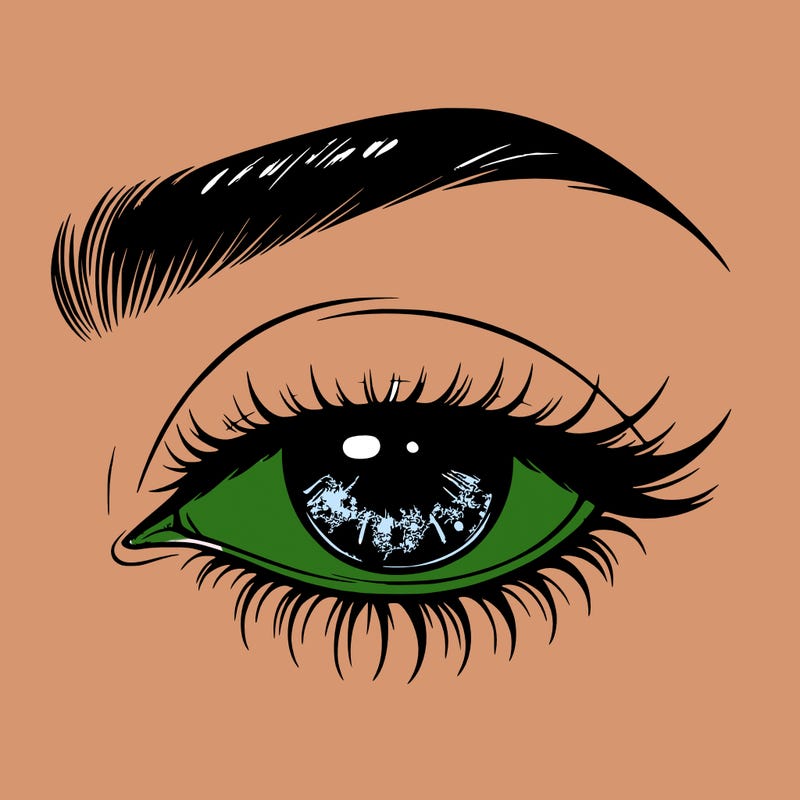 eye closed realistic