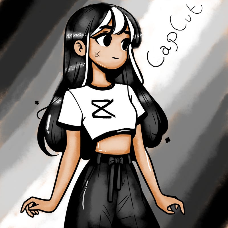 girl in a cute crop top