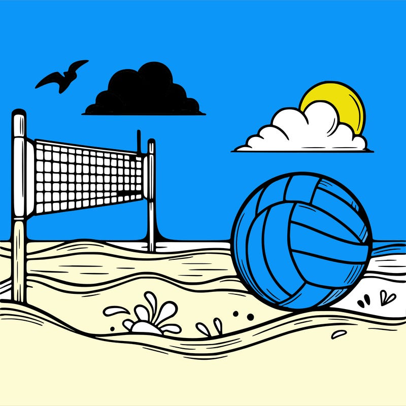 beach volleyball
