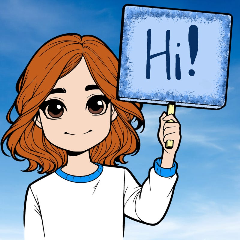 realistic girl holding up a sign