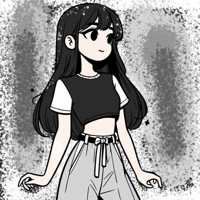 girl in a cute crop top