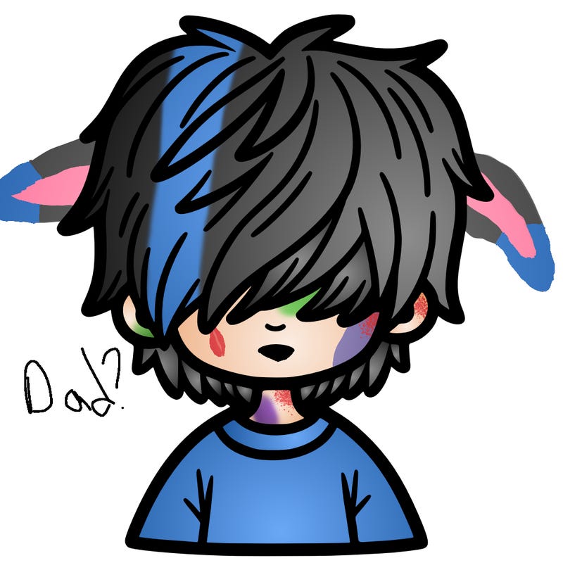 kid with hair that covers his eyes