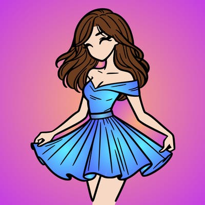 woman in skirt