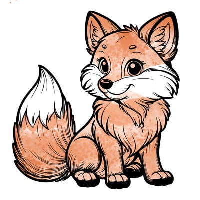 realistic fox