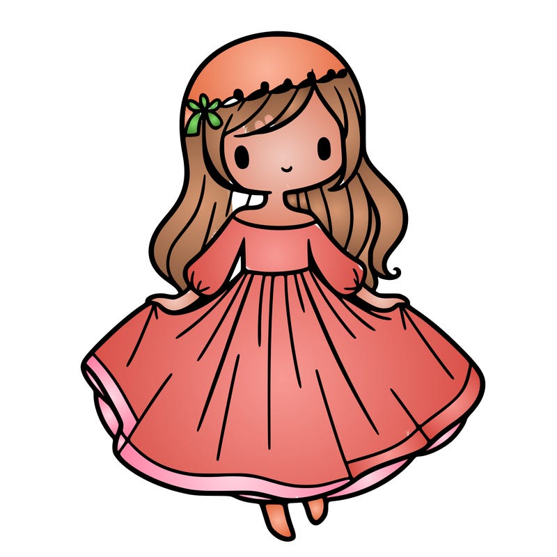 girl with flowy dress