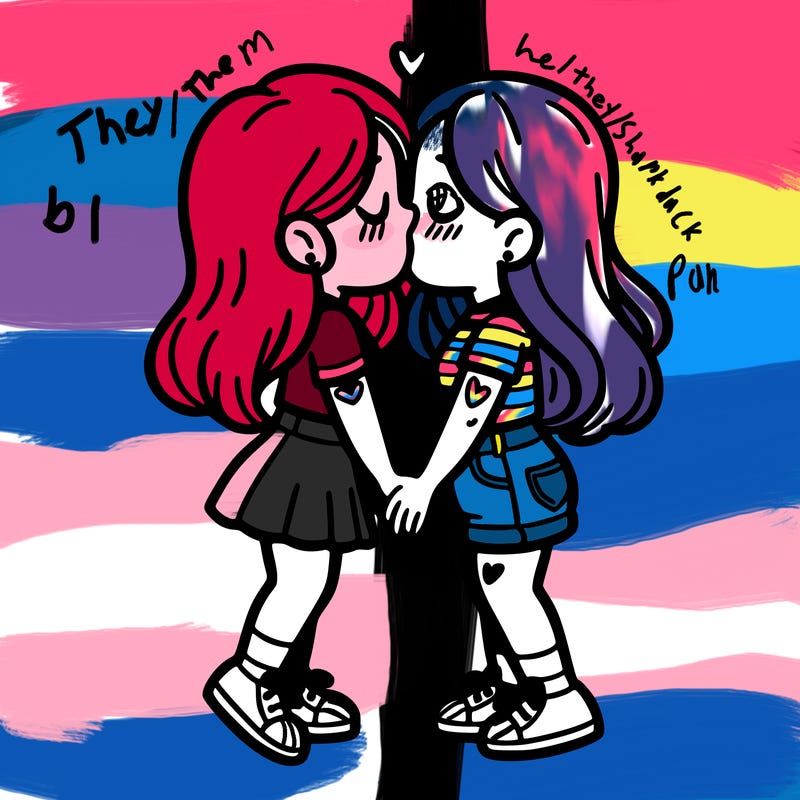 girls kissing girls