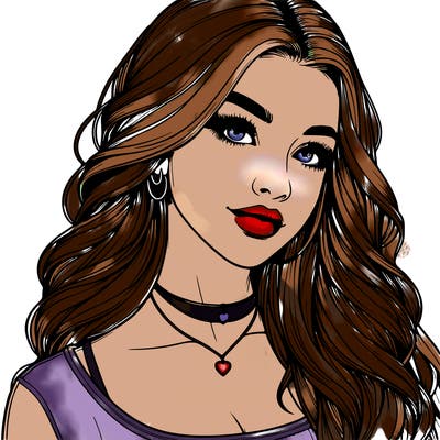 detailed realistic girl