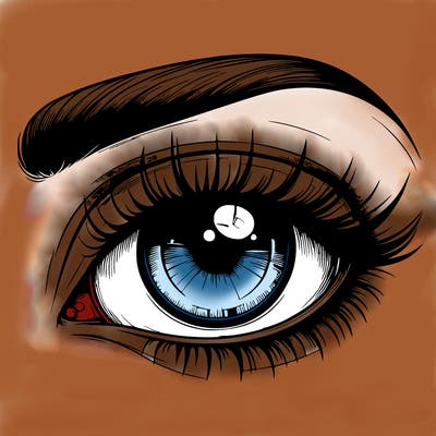 realistic eye